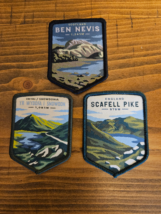 National Three Peaks Challenge Patches