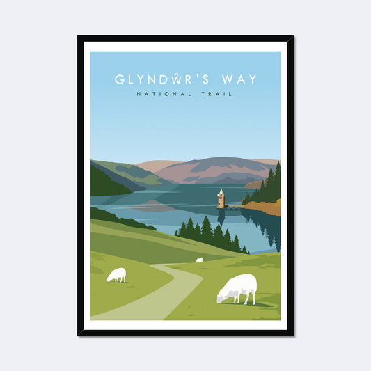 Glyndŵr’s Way National Trail Poster