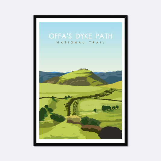 Offa's Dyke Path National Trail Poster