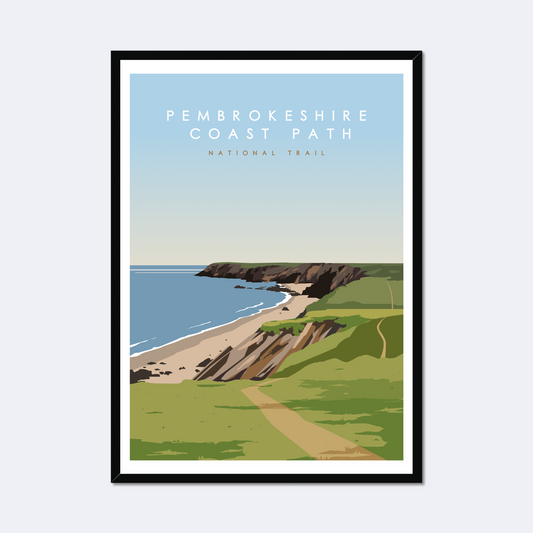 Pembrokeshire Coast Path National Trail Poster