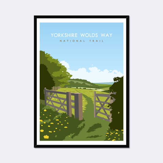 Yorkshire Wolds Way National Trail Poster